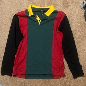 Forever 21 Kids Polo with Red, Green, Yellow, and Black